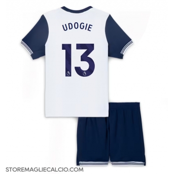 Tottenham Hotspur Destiny Udogie #13 Maglia Gara Casa Repliche 2024-25 Bambino